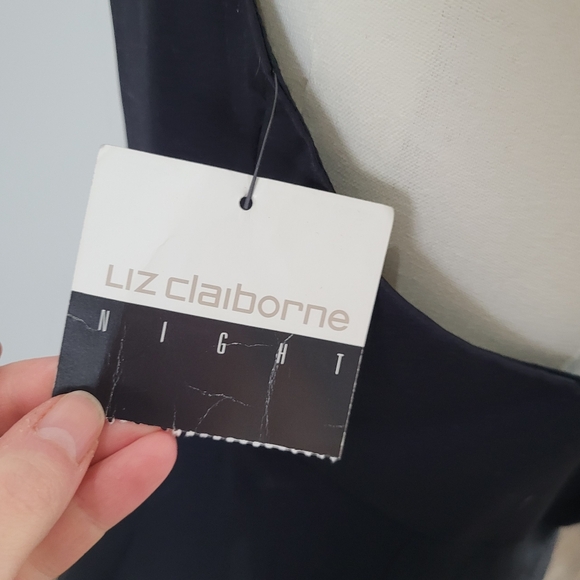 NWT Vintage 90s Y2K Liz Claiborne Night Evening Special Occasion Gown Halter NOS - Picture 8 of 16